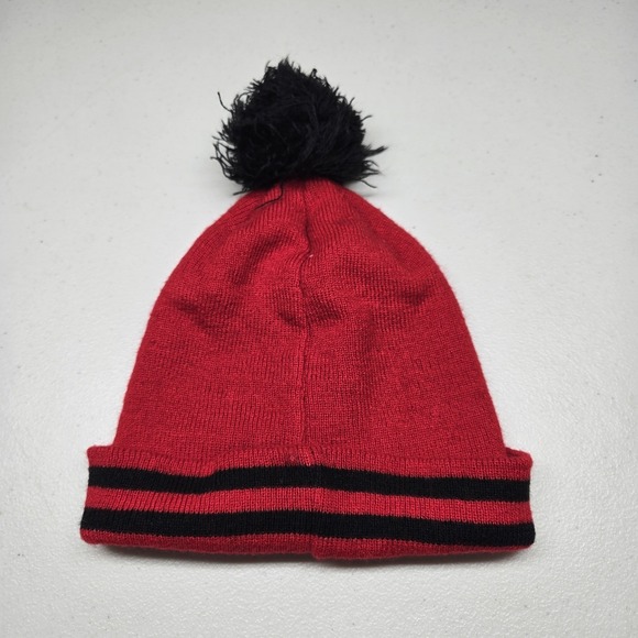 San Francisco 49ers Unisex Beanie ONE SIZE Red With Black Accents NFL Team - Picture 3 of 6